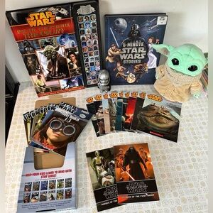 Star Wars Book and Card Lot
